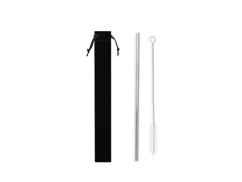 Set di cannucce riutilizzabili in acciaio inox - Valun Personnalise