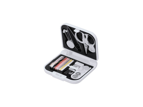 Kit de couture présenté dans un élégant étui blanc en PS résistant - Isal Personnalise
