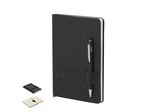 Cahier A5 en RPET élégant - Rubin Personnalise