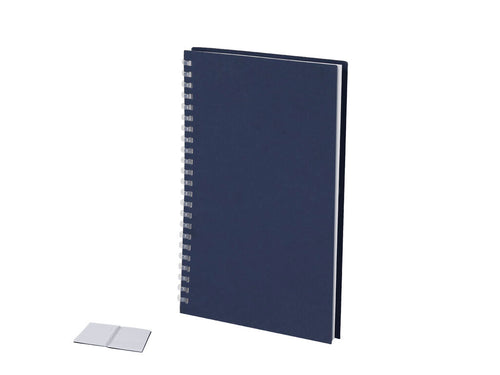 Cahier A5 à anneaux transparents avec couvertures rigides en carton recyclé résistant - Kidon Personnalise