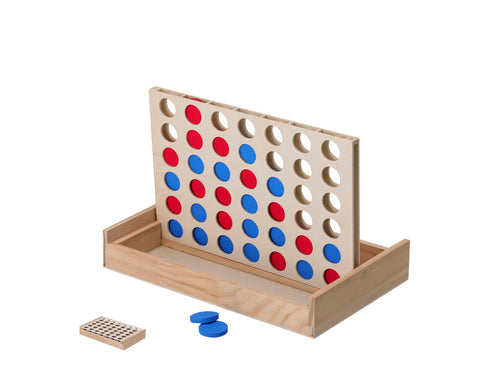 Jeu du Puissance 4 en bois - Caiden Personnalise