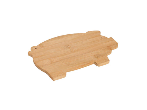 Planche de cuisine au design original en forme de cochon, fabriquée en bambou doux - Jular Personnalise