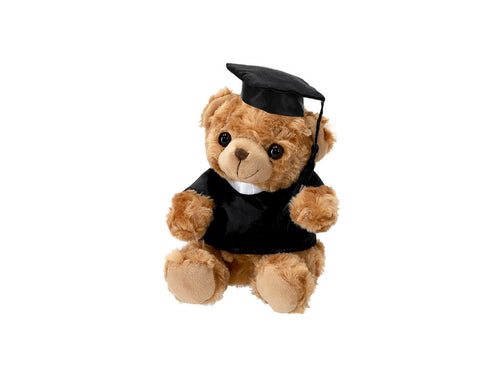 Adorable teddy bear with gown and mortarboard, ideal for events, celebrations and graduation ceremonies - Kamor Personnalise