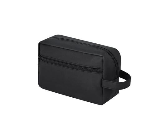 Pochette polyvalente en PU avec compartiments principal et frontal zippés, tirettes métalliques et poignée de transport confortable - Hifron Personnalise