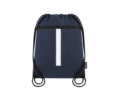 Sac à dos réfléchissant en polyester 300 RPET, avec bande réfléchissante à l’avant - Widar Personnalise