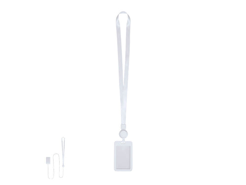 Porte-cartes en ABS détachable avec arrière opaque et façade translucide, équipé d’un clip - Berbom Personnalise