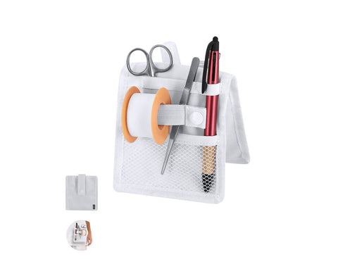 Organisateur de poche pour infirmiers en polyester RPET 600D avec fermeture magnétique - Kocis Personnalise