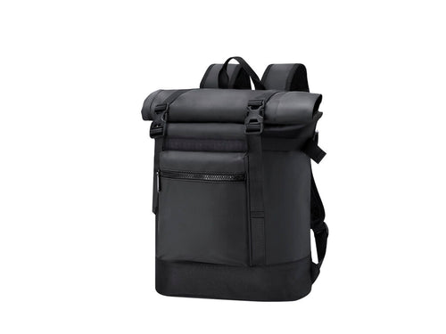 Sac à dos fabriqué en PVC souple, avec système de fermeture enroulable et boucles - Farinor Personnalise