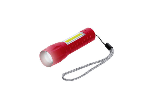 Lampe torche puissante avec batterie rechargeable, en aluminium mat - Dilrot Personnalise