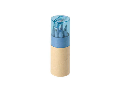 Ensemble de 12 crayons en bois, avec un corps hexagonal et des mines de différentes couleurs - Nianlok Personnalise