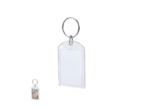 Porte-clés transparent d’origine avec finition brillante - Marbil Personnalise