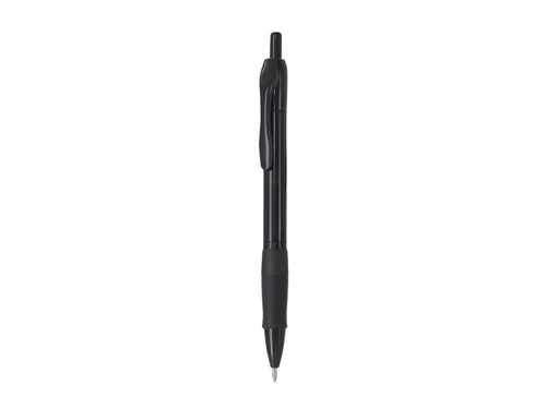 Stylo avec mécanisme à bouton-poussoir et poignée disponible en finition caoutchouteuse - Rorin Personnalise