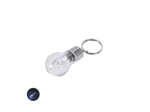 Lampe torche porte-clés avec un design original en forme d’ampoule - Bardan Personnalise