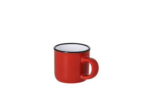 Tasse en céramique de 85 ml avec un design vintage en finition brillante - Ridot Personnalise