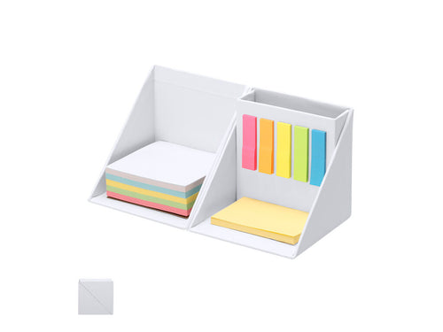 Crayon porte-notes pliant original en forme de cube en carton recyclé - Trigris Personnalise