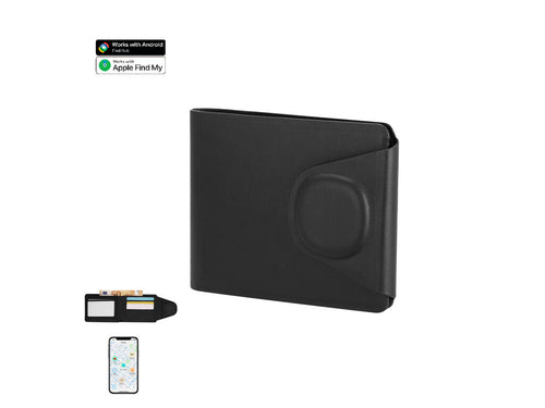 Porte-carte de localisation pour portefeuille intelligent avec un design PU élégant - Nairobix Personnalise