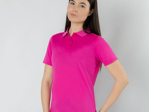 Polo technique à manches courtes coupe féminine en tissu technique 100% polyester 180 g/m² - Tecnic Plus Personnalise