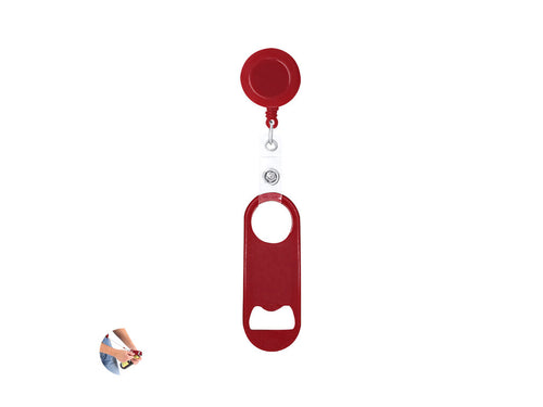 Ouvre-porte en acier avec finition métallique brillante - Auryel Personnalise