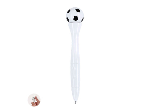 Stylo anti-stress avec mécanisme rotatif et conception de ballon de football - Cely Personnalise