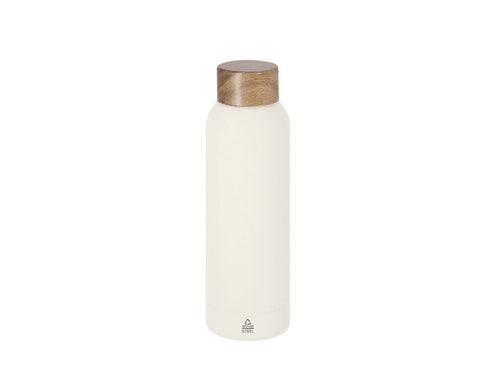 Bouteille d’une capacité de 700 ml, fabriquée en acier inoxydable recyclé avec une finition caoutchouteuse douce - Cosmix Personnalise