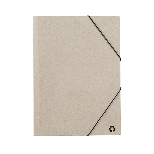 Porte-documents écologique de grande capacité avec fermeture élastique - Ecosum Personnalise