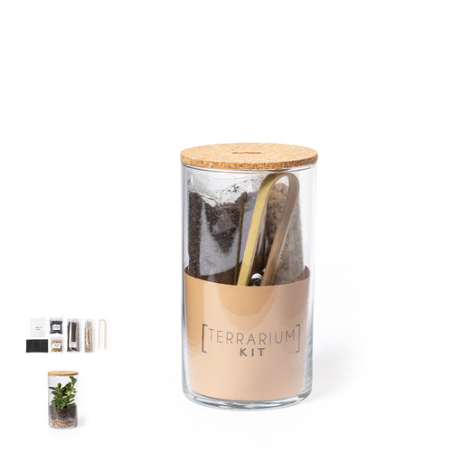 Terrarium avec graines de cactus - Anymak Personnalise