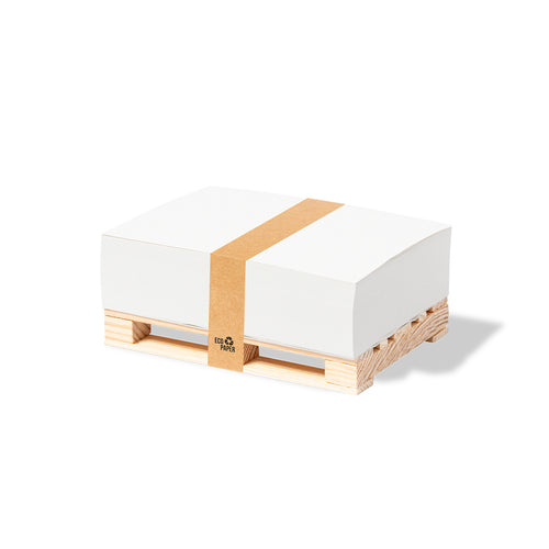 Porte-notes de palette original en bois naturel - Hibon Personnalise