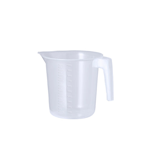 Pichet mesureur 1L fabriqué en PP transparent résistant avec poignée - Suwan 1 L Personnalise
