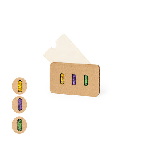 Set de gélules contenant des graines présenté dans un étui en carton recyclé avec instructions de plantation - Nioxis Personnalise