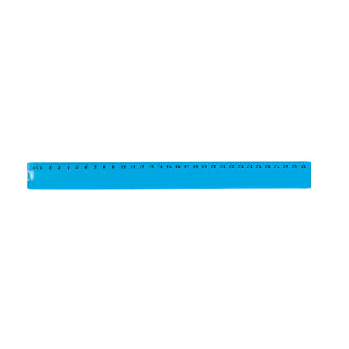 Règle avec corps flexible de 30 cm transparent - Flexor Personnalise