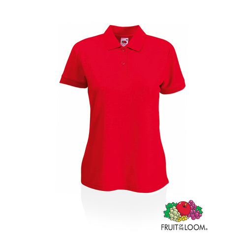 Polo femme 65/35 de la marque Fruit of the Loom, mélange coton et polyester 180g/m2 - 65/ 35 Personnalise