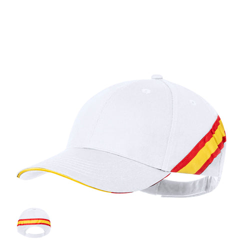 Casquette avec motif drapeau espagnol en coton peigné - Iberia Personnalise