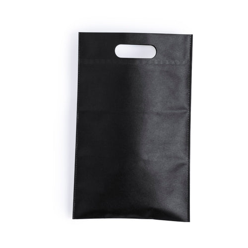 Sac en intissé de 80g/m2 de couleur noire spécialement conçu pour les chaussures d´été - Desmond Personnalise