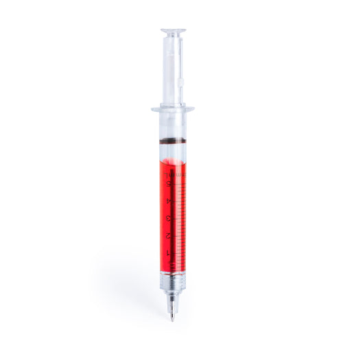 Stylo original au design de seringue avec corps transparent - Medic Personnalise