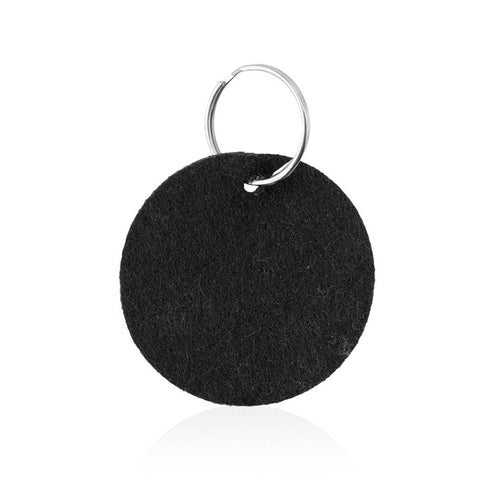 Porte-clés circulaire avec corps en feutre doux - Nicles Personnalise