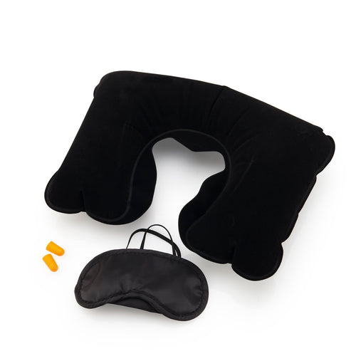 Set de voyage comprenant 3 accessoires présentés dans un étui doux en suédine - Plonet Personnalise