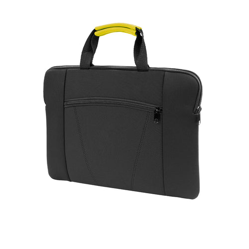 Porte documents résistant en SoftShell avec fermeture zippée et poche frontale - Xenac Personnalise