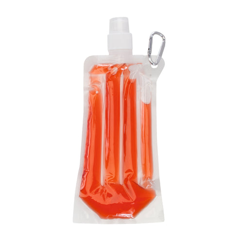 Bouteille réfrigérante d'une capacité de 400 ml avec corps en PET transparent et liquide de refroidissement - Luthor Personnalise
