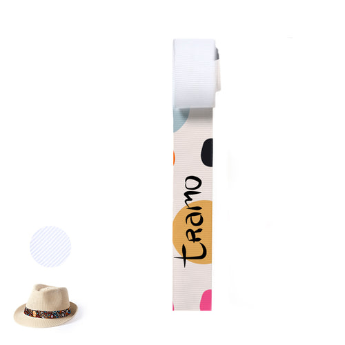 Ruban de polyester pour chapeau 67 x 3,2 cm, spécial pour le marquage par sublimation - Sublimationband Personnalise