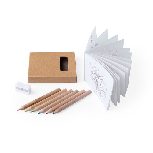Ensemble de 8 pièces dans une boîte en carton avec finition naturelle et fenêtre - Figgy Personnalise