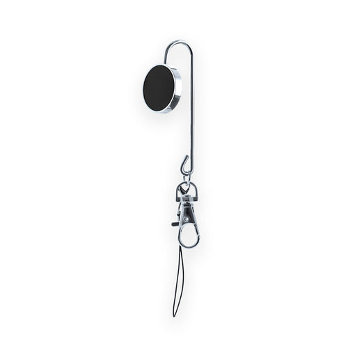 Porte-clés porte-sac en métal avec couronne en cuir PU - Lysia Personnalise