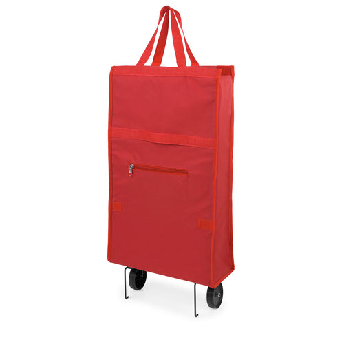 Caddie de courses pliable en polyester résistant 600D - Fasty Personnalise