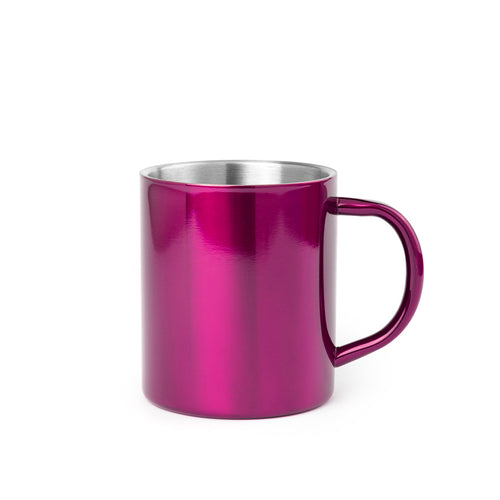 Tasse en acier inoxydable d´une capacité de 280 ml au design bicolore original - Yozax Personnalise