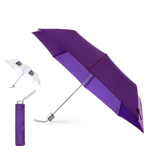 Parapluie pliant 8 panneaux de polyester 190T vives et 96cm de diamètre - Ziant Personnalise