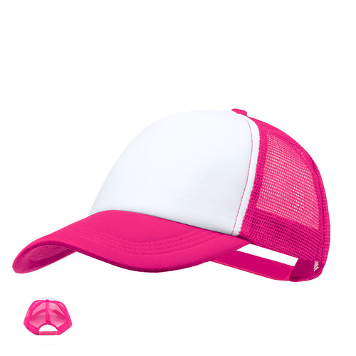 Casquette trucker 5 panneaux en matière 100% polyester avec finition douce - Zodak Personnalise