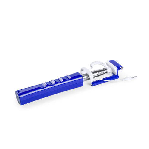Perche à selfie pliante brevetée avec connexion jack 3,5 mm, système anti-rotation, poignée ergonomique confortable et déclencheur intégré - Kroper Personnalise