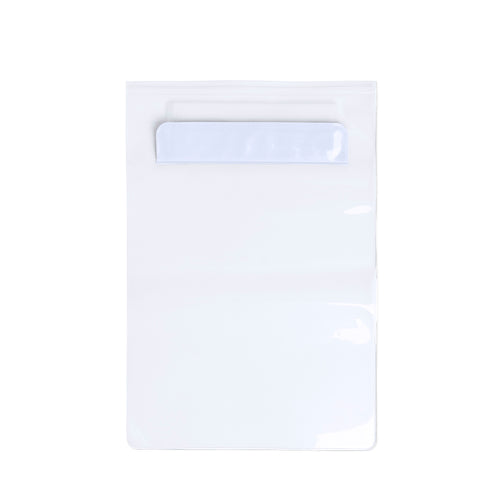 Sac pratique, étanche et polyvalent, de taille XL, en PVC avec surface tactile, spécialement conçu pour les tablettes jusqu'à 9,7 pouces et avec double système de sécurité pour l'étanchéité - Kirot Personnalise