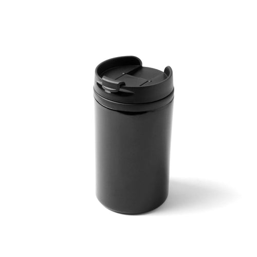 Tasse fabriquée en acier inoxydable d'une capacité de 290 ml, avec un corps et une finition brillante - Citrox Personnalise