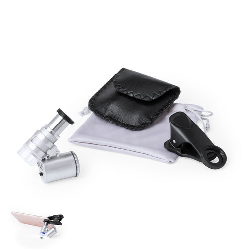 Microscope pour smartphone ajustable à la caméra par clip - Dicson 60X Personnalise
