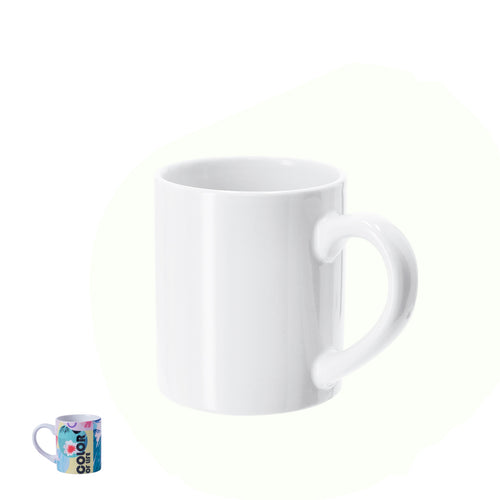 Tasse en céramique AA de 250 ml de couleur blanche spécialement conçue pour le marquage par sublimation - Dolten Personnalise